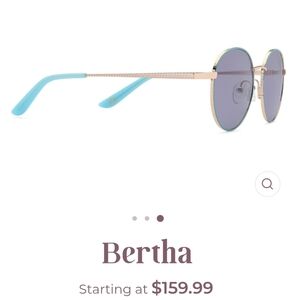 NEW Tiffany Blue Bertha Acetate Premium Scratch Resistant Polymer Sunglasses
